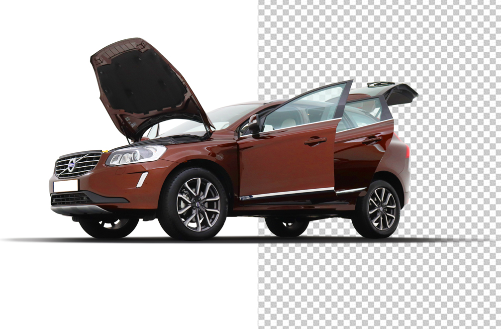 Complex clipping path service removing background